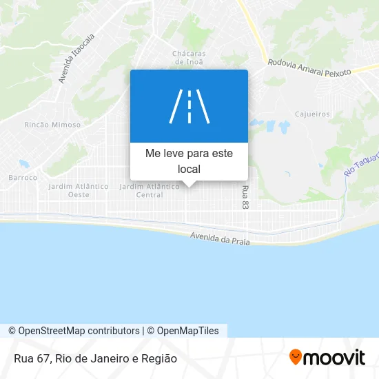 Rua 67 mapa