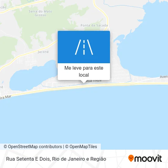 Rua Setenta E Dois mapa