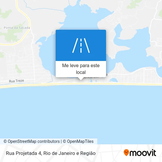 Rua Projetada 4 mapa