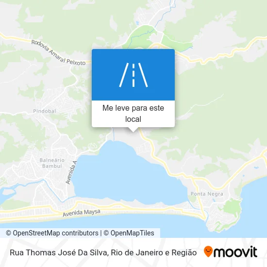 Rua Thomas José Da Silva mapa