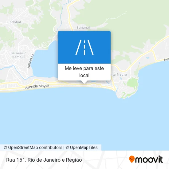 Rua 151 mapa