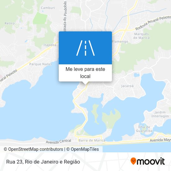 Rua 23 mapa