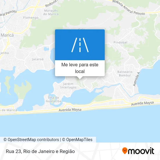 Rua 23 mapa