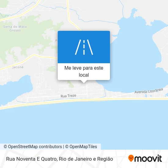 Rua Noventa E Quatro mapa