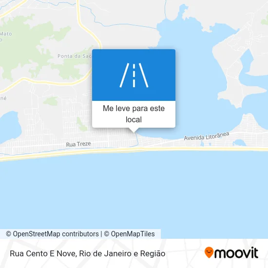 Rua Cento E Nove mapa