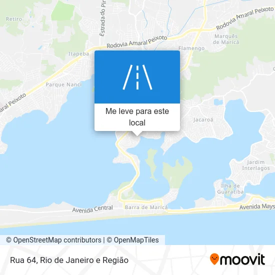 Rua 64 mapa