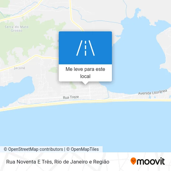 Rua Noventa E Três mapa