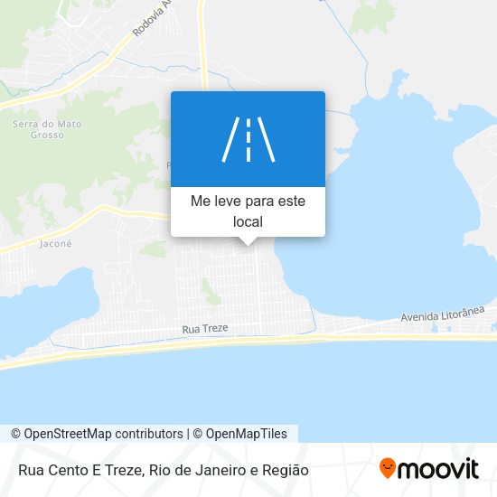 Rua Cento E Treze mapa