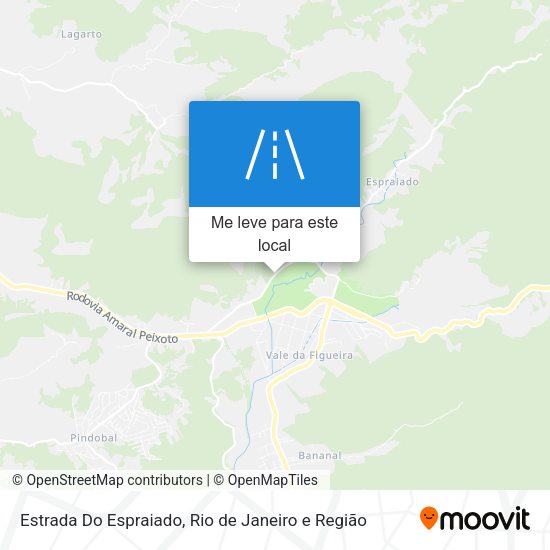 Estrada Do Espraiado mapa
