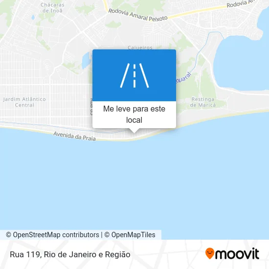 Rua 119 mapa