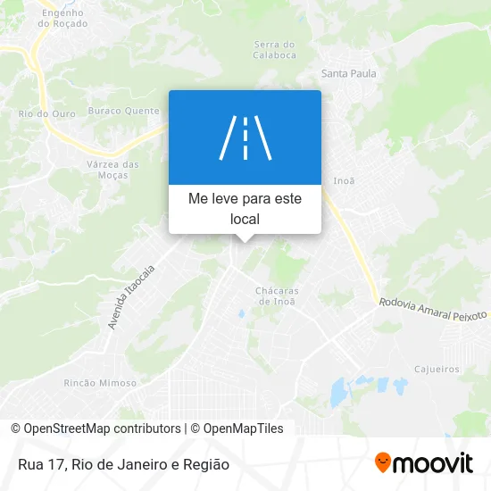 Rua 17 mapa