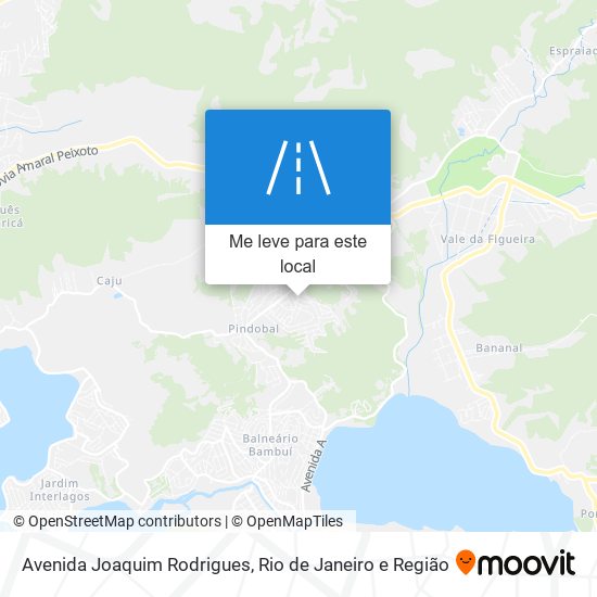 Avenida Joaquim Rodrigues mapa