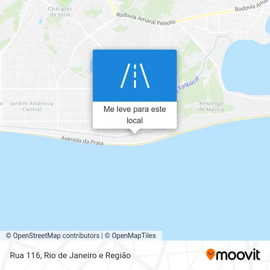 Rua 116 mapa