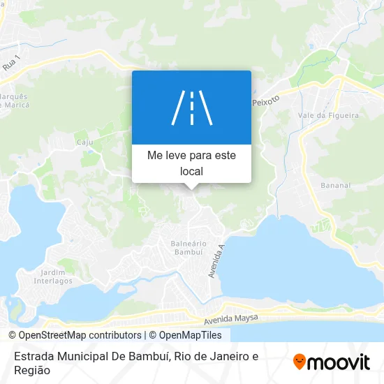 Estrada Municipal De Bambuí mapa