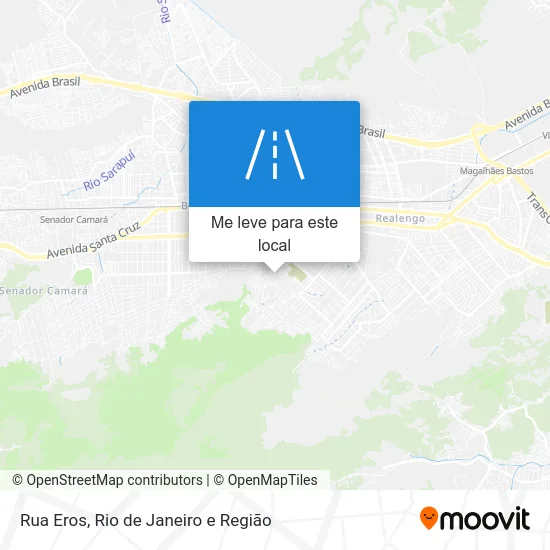 Rua Eros mapa