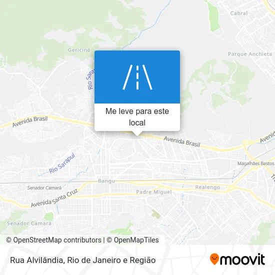 Rua Alvilândia mapa