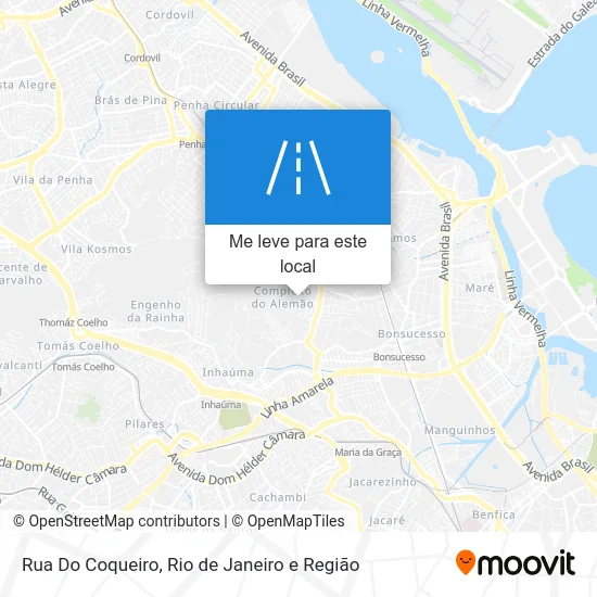 Rua Do Coqueiro mapa