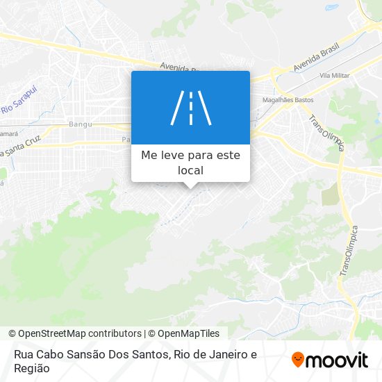 Rua Cabo Sansão Dos Santos mapa