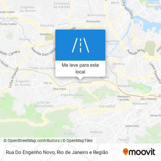 Rua Do Engenho Novo mapa