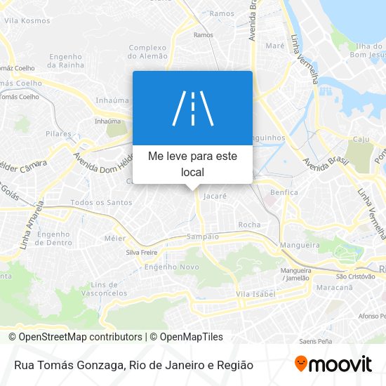 Rua Tomás Gonzaga mapa