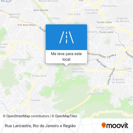Rua Lancastre mapa