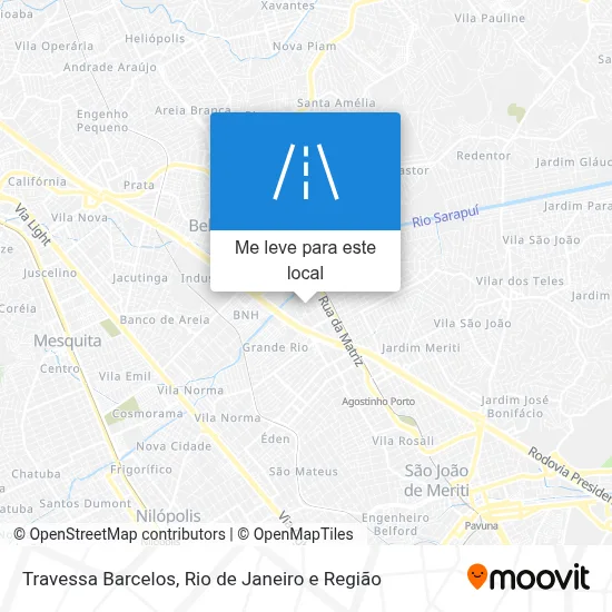 Travessa Barcelos mapa