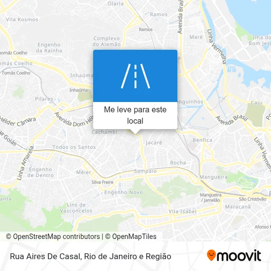 Rua Aires De Casal mapa