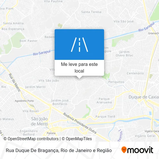 Rua Duque De Bragança mapa