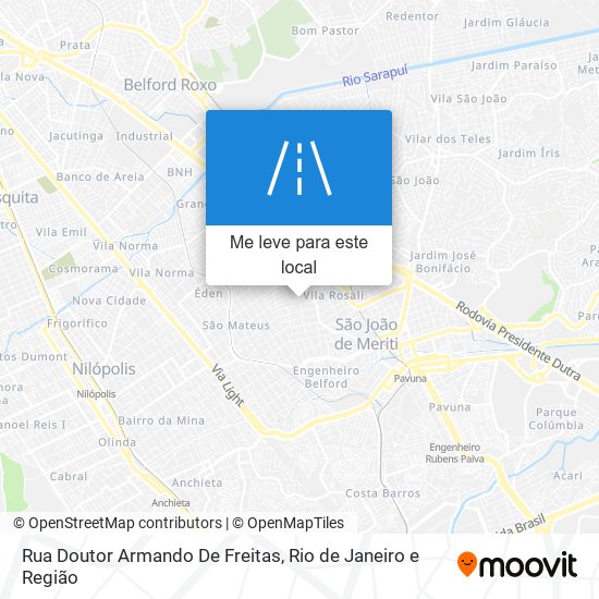 Rua Doutor Armando De Freitas mapa