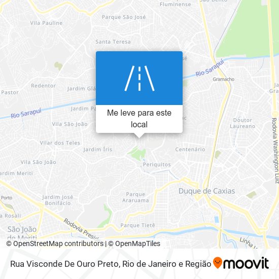 Rua Visconde De Ouro Preto mapa