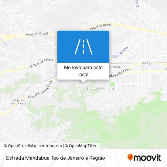 Estrada Mandabua mapa