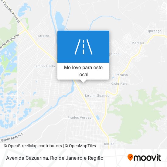 Avenida Cazuarina mapa