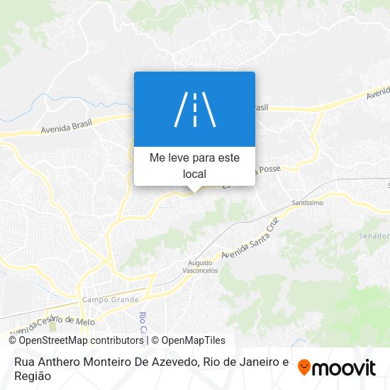 Rua Anthero Monteiro De Azevedo mapa