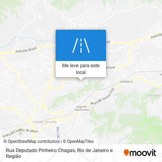 Rua Deputado Pinheiro Chagas mapa