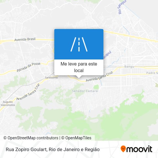 Rua Zopiro Goulart mapa