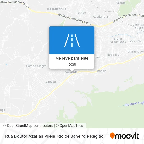 Rua Doutor Azarias Vilela mapa