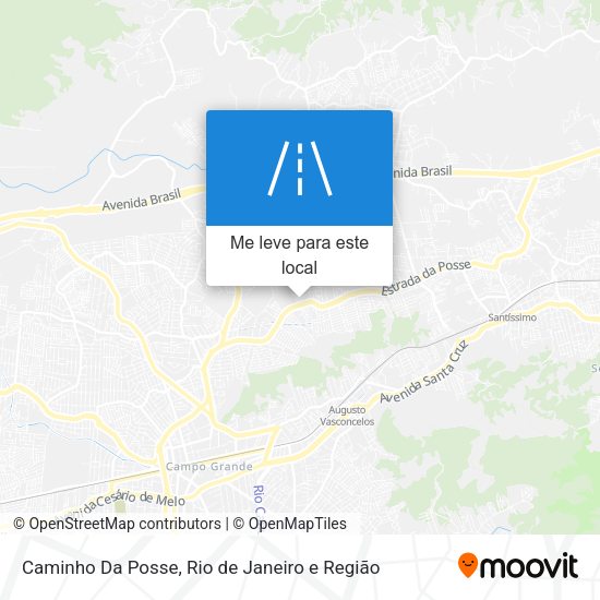 Caminho Da Posse mapa