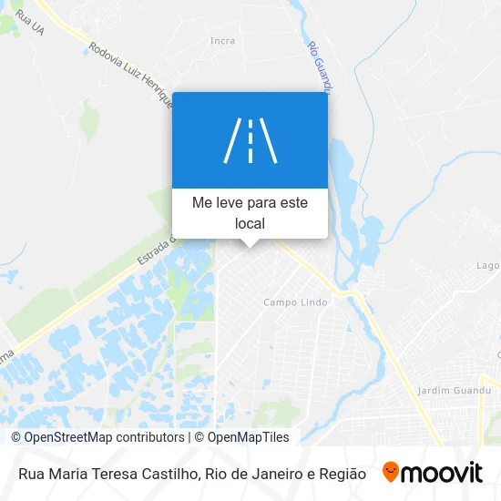 Rua Maria Teresa Castilho mapa
