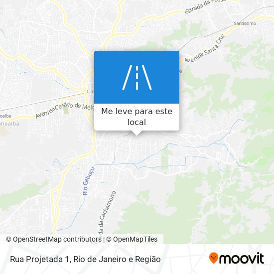 Rua Projetada 1 mapa