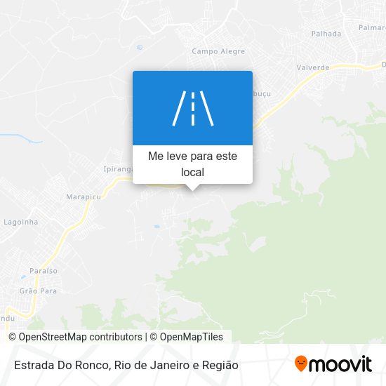 Estrada Do Ronco mapa