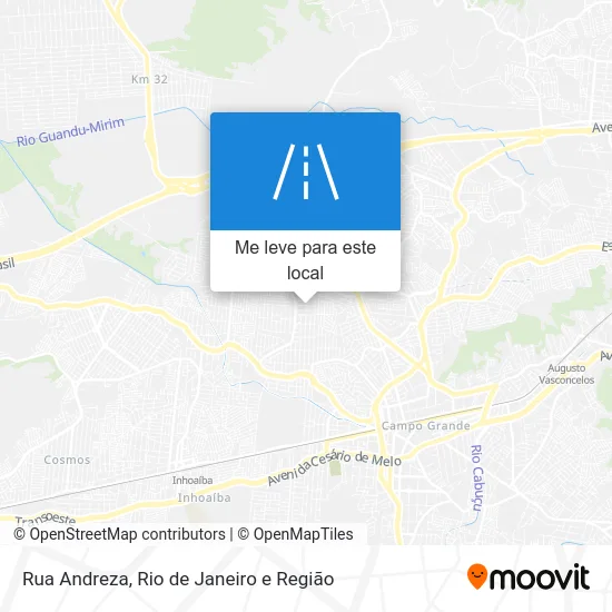 Rua Andreza mapa
