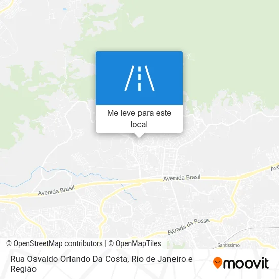 Rua Osvaldo Orlando Da Costa mapa