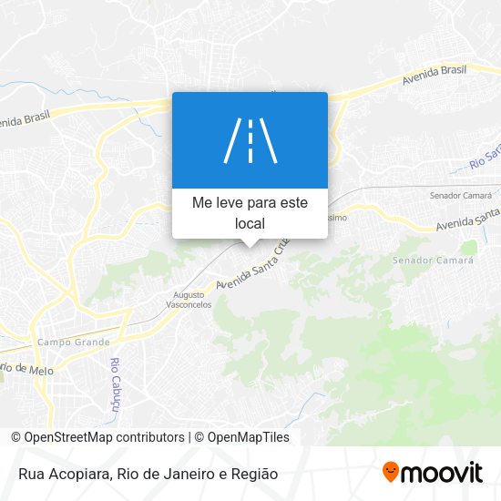 Rua Acopiara mapa