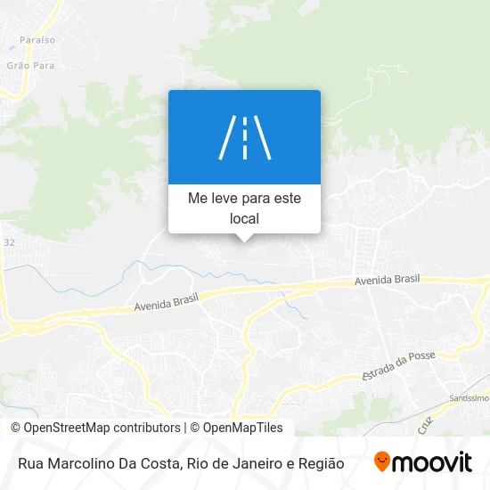 Rua Marcolino Da Costa mapa