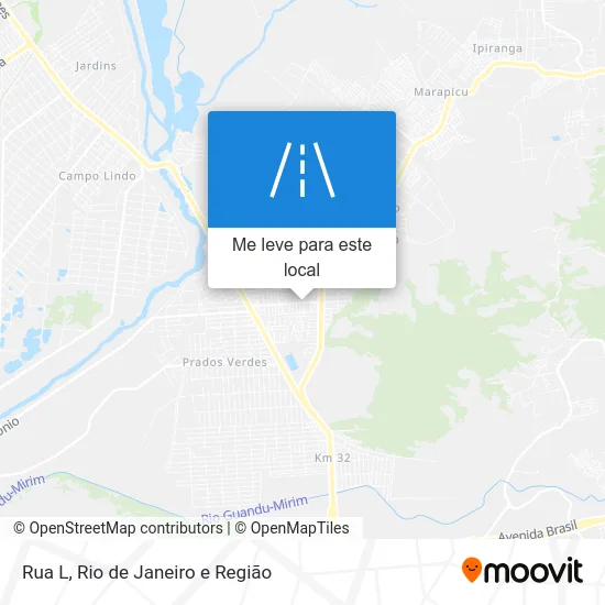 Rua L mapa