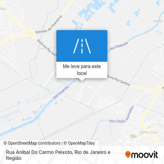 Rua Anibal Do Carmo Peixoto mapa