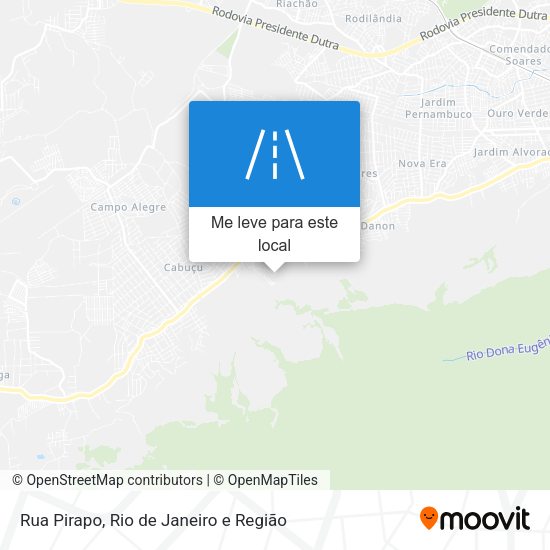 Rua Pirapo mapa