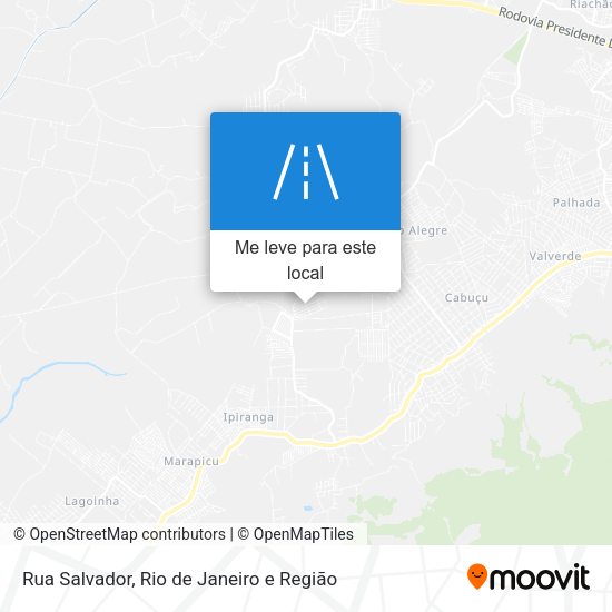 Rua Salvador mapa