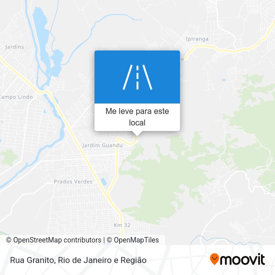 Rua Granito mapa