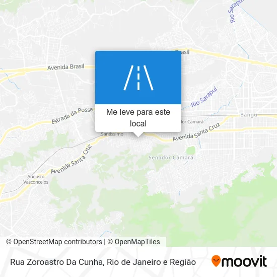 Rua Zoroastro Da Cunha mapa